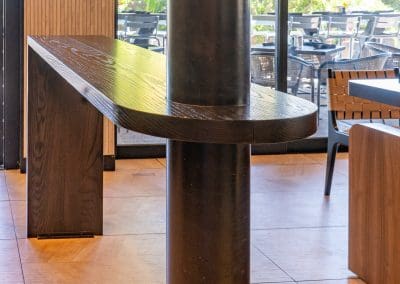 HIgh Top Waterfall Bar Table