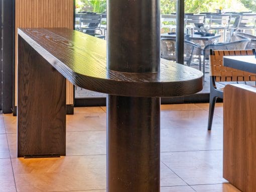 HIgh Top Waterfall Bar Table