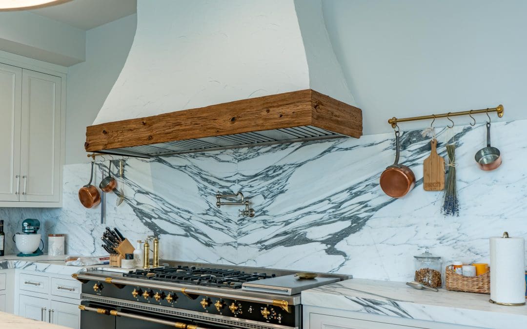 Mushroom Wood Oven Hood Trim