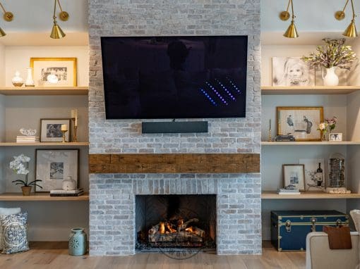 Oak Beam Mantel