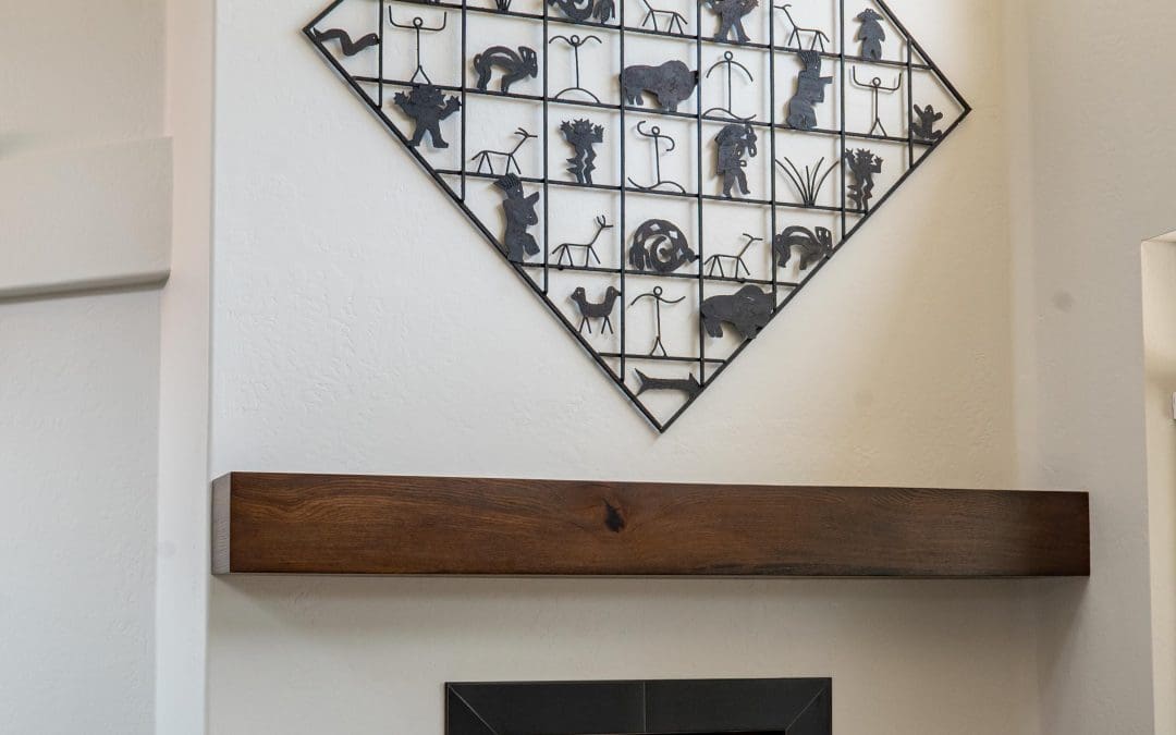 Reclaimed Oak Mantel