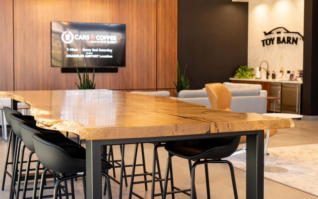 Pin Oak LIve Edge Table