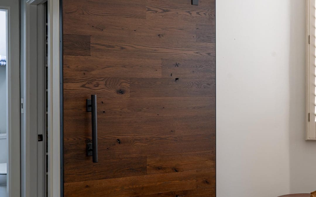 Speckled Black Barn Door