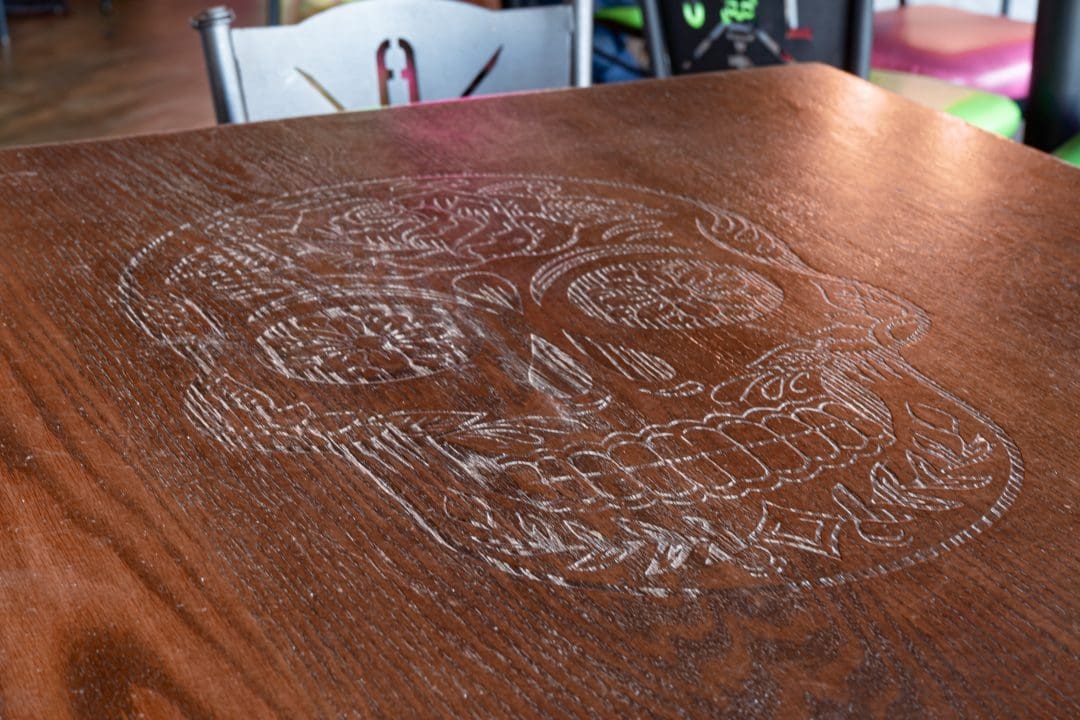 Engraved Tabletop
