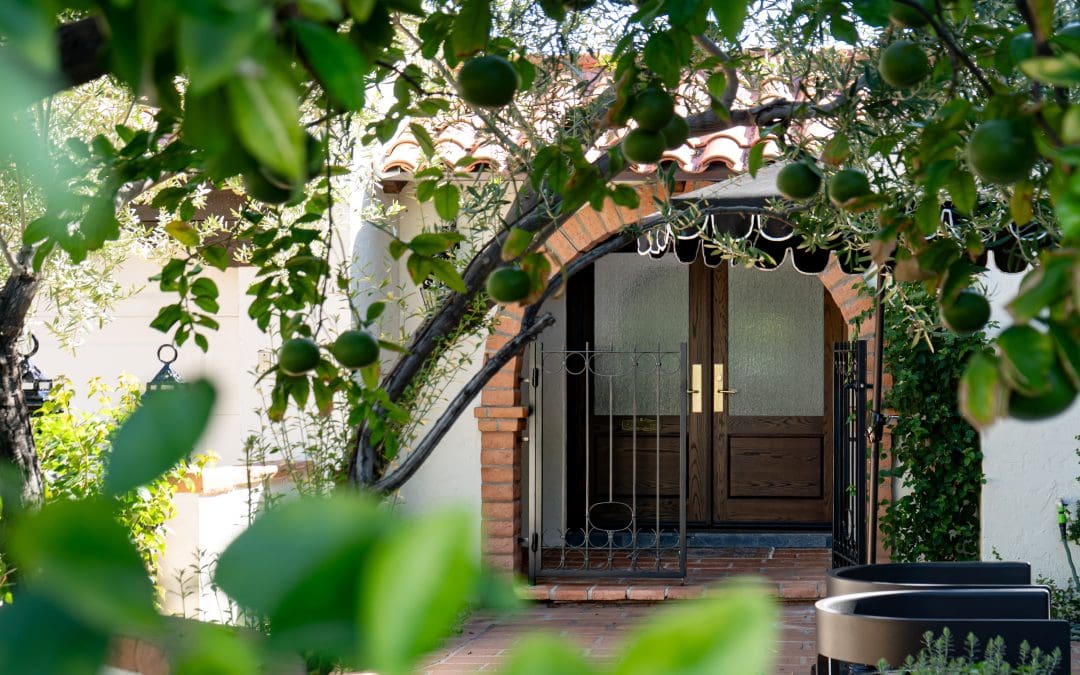 Rustic Red Oak Entry Doors