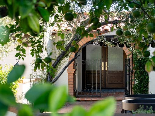 Rustic Red Oak Entry Doors