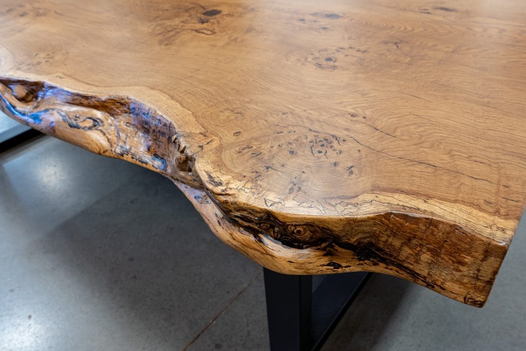 Burr Oak Dining Table