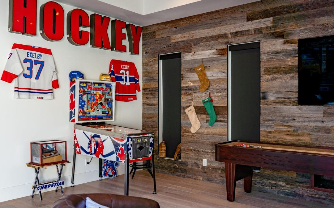 Tobacco Barn Gray Accent Wall