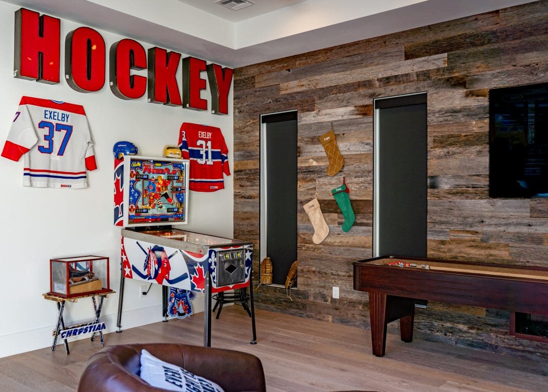 Tobacco Barn Gray Accent Wall