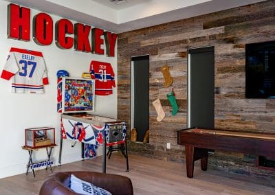Tobacco Barn Gray Accent Wall