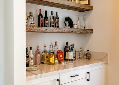 Tobacco Barn Gray Shelves
