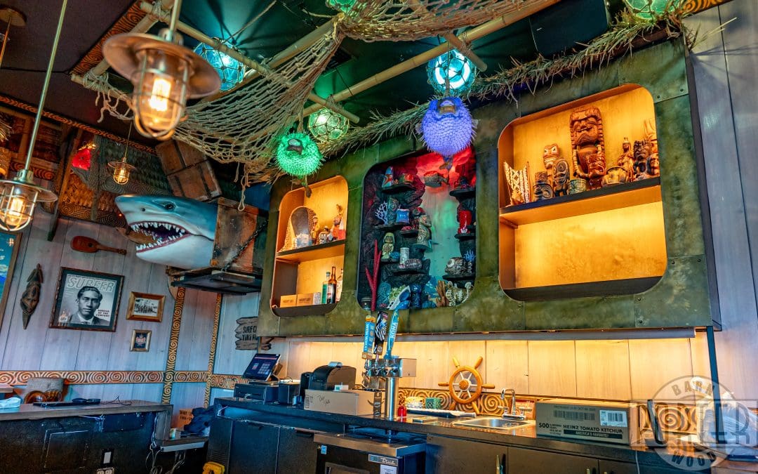 Custom Marine Window Shelving Unit