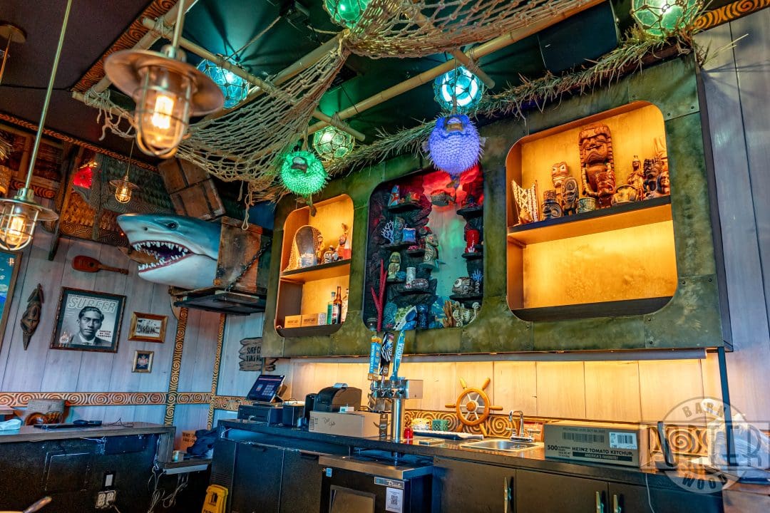 Custom Marine Window Shelving Unit