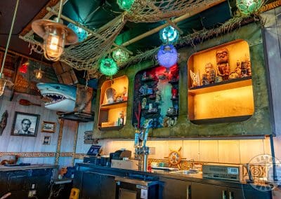 Custom Marine Window Shelving Unit
