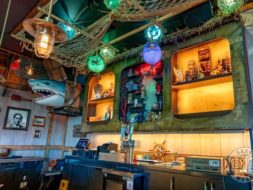 Custom Marine Window Shelving Unit